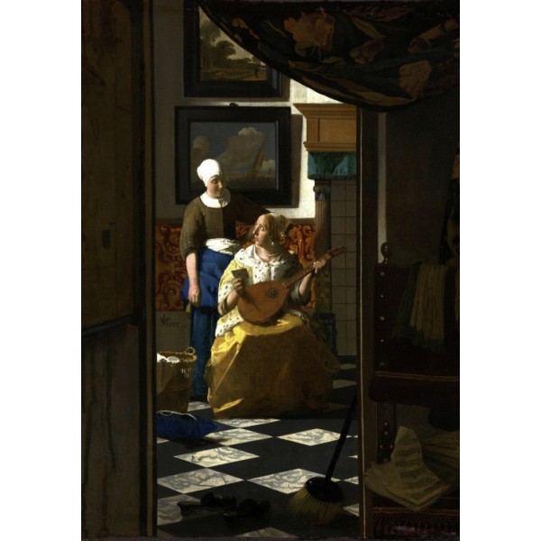 Kochanki, Jan Vermeer, 1670,1000el. - Sklep Art Puzzle